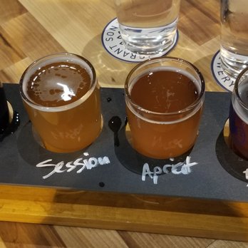 Immigrant Son Brewery - Beer sampler "Paddle" - Breweries Near Me - Lakewood, Ohio