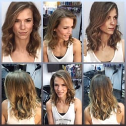 Hair by Lew - Cut off 4inches ,fresh balayage highlites and light texture thruout