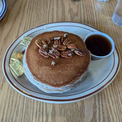 The New Baking Company - Blue corn pecan pancakes