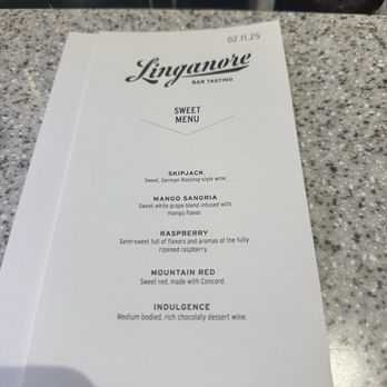 Linganore Winecellars - Tasting menu - Venues & Event Spaces Near Me - Mount Airy, Maryland