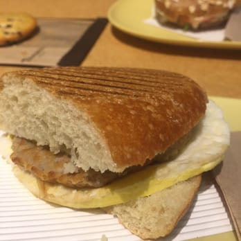 Panera Bread - Sausage and egg breakfast sandwich - Sandwiches Near Me - Chula Vista, California