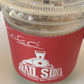 Rail Side Cafe - Iced Latte - Coffee & Tea Near Me - San Dimas, California