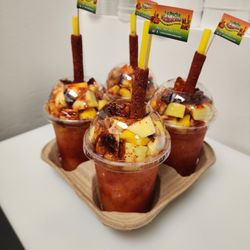 Mangonadas de mango real solo aqui en la pocha michoacana