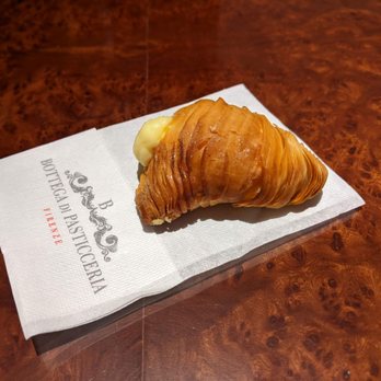 Bottega di Pasticceria - 03/09/24 Sfogliatelle with Cream - Desserts Near Me - Florence, FI Bottega di Pasticceria - 03/09/24 Sfogliatelle with Cream - Desserts Near Me - Florence, FI