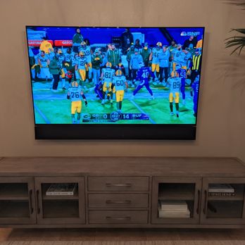 Mike Knows Audio Video - Custom built center speaker for living room TV, all other speakers in the ceiling. - High Fidelity Audio Equipment Near Me - Chino Valley, Arizona Mike Knows Audio Video - Custom built center speaker for living room TV, all other speakers in the ceiling. - High Fidelity Audio Equipment Near Me - Chino Valley, Arizona