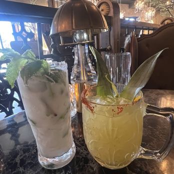 Wolf by Vanderpump at Caesars Republic Lake Tahoe - Coconut mojito and Peter Rabbit margarita. - American Near Me - Stateline, Nevada Wolf by Vanderpump at Caesars Republic Lake Tahoe - Coconut mojito and Peter Rabbit margarita. - American Near Me - Stateline, Nevada