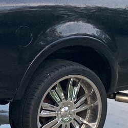 Sams Tires - Truck tire after installation.