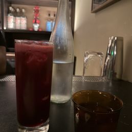 Boozy agua Fresca with mezcal