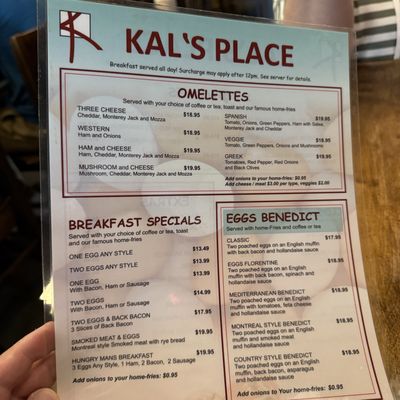 Menu photo 2 Kal's Place Stittsville, ON Menu photo 2 Kal's Place Stittsville, ON