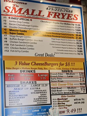 Menu photo 2 Small Fryes Fall City, WA Menu photo 2 Small Fryes Fall City, WA