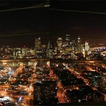 Space Needle - View from O Deck at night - Landmarks & Historical Buildings Near Me - Seattle, Washington Space Needle - View from O Deck at night - Landmarks & Historical Buildings Near Me - Seattle, Washington