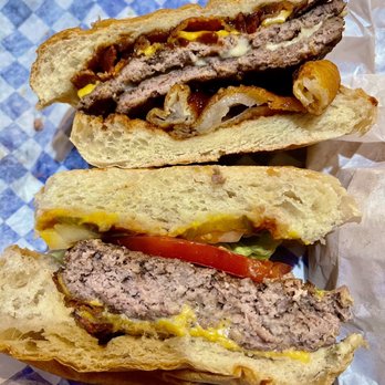 Scott's Burger Shack - Top: Western burger Bottom: Fatboy burger - Burgers Near Me - Sacramento, California Scott's Burger Shack - Top: Western burger Bottom: Fatboy burger - Burgers Near Me - Sacramento, California