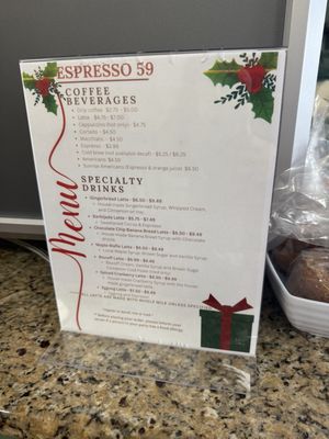 Menu photo 1 Espresso 59 Litchfield, CT