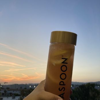 Teaspoon - Guava Sunset in their cuppp - Bubble Tea Near Me - Brea, California Teaspoon - Guava Sunset in their cuppp - Bubble Tea Near Me - Brea, California