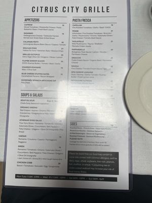 Menu photo 2 Citrus City Grille Orange, CA Menu photo 2 Citrus City Grille Orange, CA