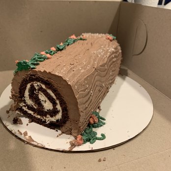 Papa Ganache - Vegan and gluten-free Yule log. - Cupcakes Near Me - Cranford, New Jersey Papa Ganache - Vegan and gluten-free Yule log. - Cupcakes Near Me - Cranford, New Jersey