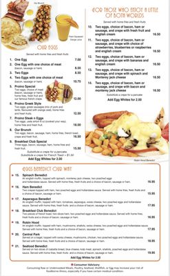 Menu photo 5 Proino Breakfast Club Largo, FL Menu photo 5 Proino Breakfast Club Largo, FL