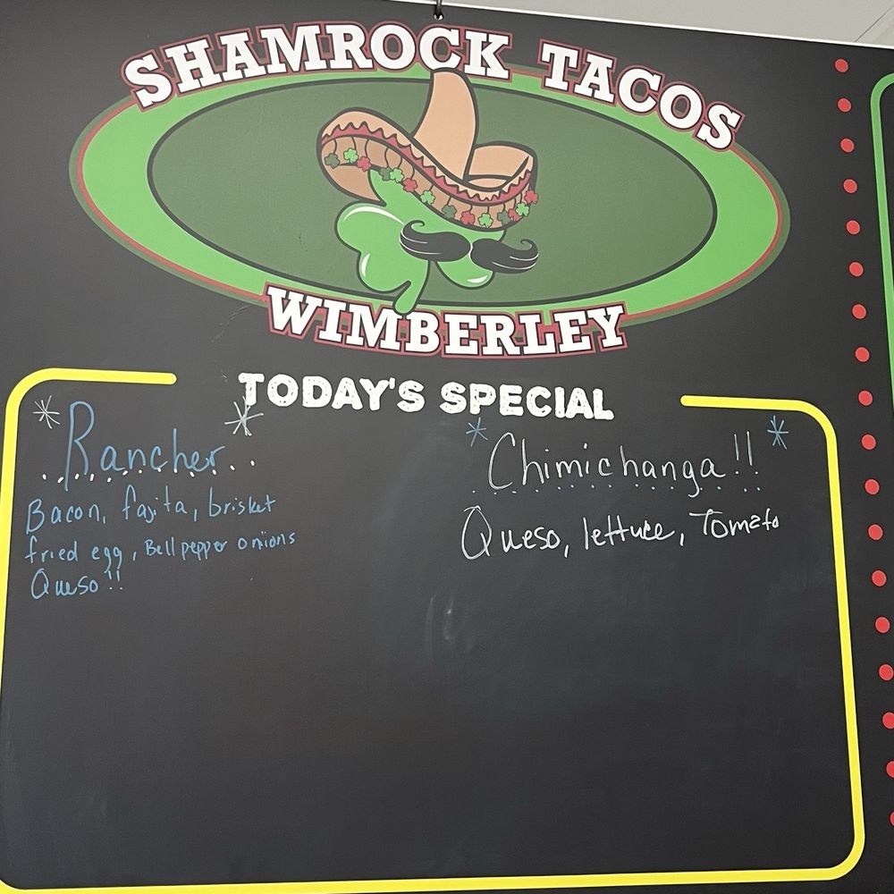 Shamrock Tacos - Tacos Near Me - Wimberley, Texas