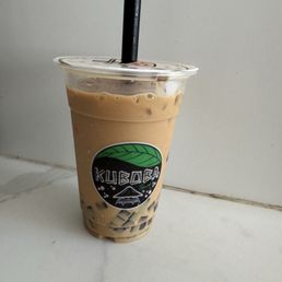 Winter Melon Black Milk Tea with coffee jelly