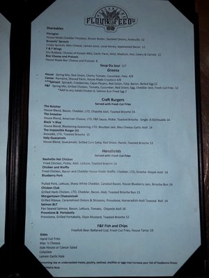 Menu photo 5 Flour and Feed Morgantown, WV