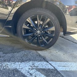 Chevron - Back tire good thing I didn't "add" air to the back would have been flat!