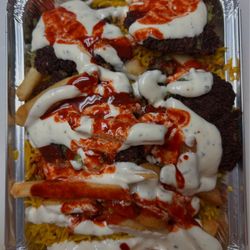 Queen City Gyro - Falafel over rice