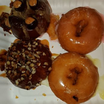 Donna's Delicious Dozen - Buckeye, Strawberry, Turtle and Lemon. Yummy!! - Donuts Near Me - Columbus, Ohio Donna's Delicious Dozen - Buckeye, Strawberry, Turtle and Lemon. Yummy!! - Donuts Near Me - Columbus, Ohio
