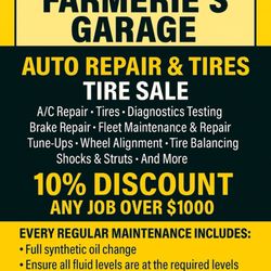 Farmerie's Garage - Farmerie's Garage is your trusted local auto repair shop--honest, reliable, and fast. From oil changes to engine repairs.