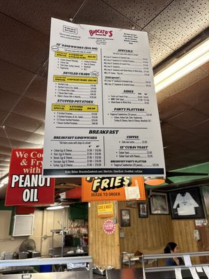 Menu photo 2 Brocato's Sandwich Shop Tampa, FL