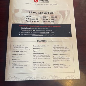 Sakana Sushi - Sushi Bars Near Me - Reno, Nevada Sakana Sushi - Sushi Bars Near Me - Reno, Nevada