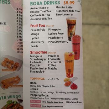 Domoishi - Boba menu - Bubble Tea Near Me - Miami, Florida Domoishi - Boba menu - Bubble Tea Near Me - Miami, Florida