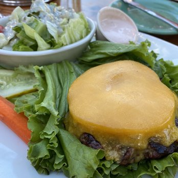 Nepenthe - Amazing Burger--Ambrosia sauce on the side!  Best flavored burger in captivity! - New American Near Me - Big Sur, California