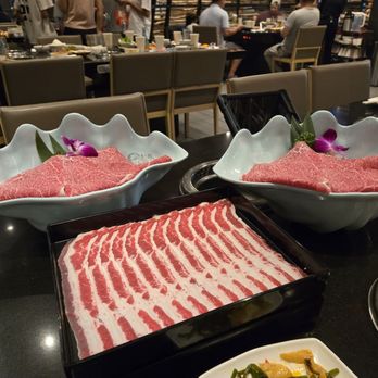 Haidilao Hotpot - The meat looking so neat and pretty - Chinese Near Me - Arcadia, California