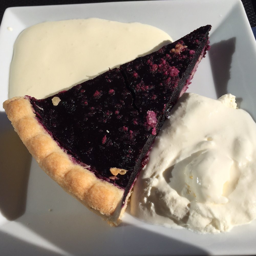 Göstas Cafe & Restaurang - Blueberry pie with vanilla sauce and whipped cream - excellent! - Cafes Near Me - Halmstad, N Göstas Cafe & Restaurang - Blueberry pie with vanilla sauce and whipped cream - excellent! - Cafes Near Me - Halmstad, N