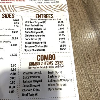 Neko Sushi - Menu Oct/Nov 2024 - Ramen Near Me - Brentwood, California