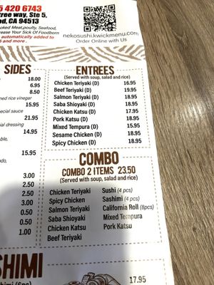 Menu photo 8 Neko Sushi Brentwood, CA