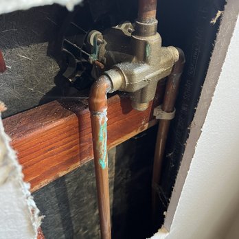 SC Drywall & Paint - Before bathroom wall - Drywall Installation & Repair Near Me