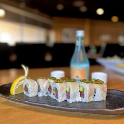 Katana Sushi - Red Eye Roll with Kikuisui Sake