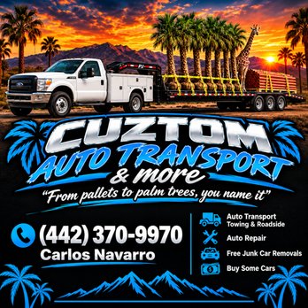 Cuztom Auto Transport - Auto Repair Near Me - Coachella, California Cuztom Auto Transport - Auto Repair Near Me - Coachella, California