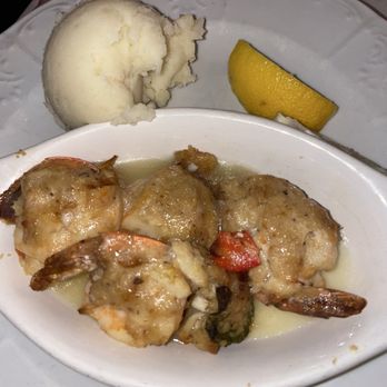 Florida Keys Steak and Lobster House - Stuffed shrimp (early bird special) with mashed potatoes - Steakhouses Near Me - Marathon, Florida Florida Keys Steak and Lobster House - Stuffed shrimp (early bird special) with mashed potatoes - Steakhouses Near Me - Marathon, Florida