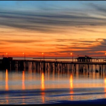Avila Beach Pier - Nighttime - Beaches Near Me - Avila Beach, California Avila Beach Pier - Nighttime - Beaches Near Me - Avila Beach, California