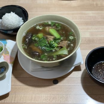 Aiea Bowl - The best Oxtail Soup I ever had! You can get it with ramen noodles added also! They were very generous with the oxtail! - Bowling Near Me - Aiea, Hawaii