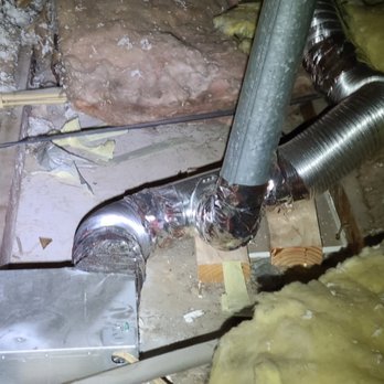 Cal-West Property Inspections - Improper bathroom exhaust ducting configuration in an attic. - Home Inspectors Near Me - Escondido, California Cal-West Property Inspections - Improper bathroom exhaust ducting configuration in an attic. - Home Inspectors Near Me - Escondido, California