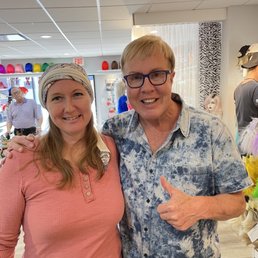 My wife and the owner! My wife and the owner!