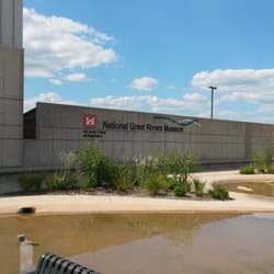 National Great Rivers Museum - Entrance/front of museum.