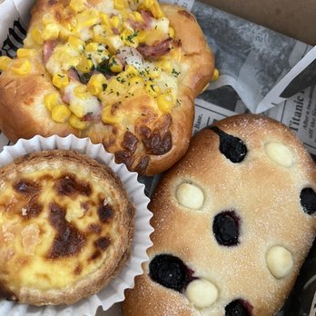 Sweet Bean - Portuguese egg tart Corn, bacon brioche - Bakeries Near Me - Chicago, Illinois Sweet Bean - Portuguese egg tart Corn, bacon brioche - Bakeries Near Me - Chicago, Illinois