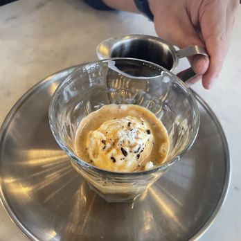 Gelatoro - Affogato with straccitella ice cream! recommended! - Coffee Roasteries Near Me - Austin, Texas Gelatoro - Affogato with straccitella ice cream! recommended! - Coffee Roasteries Near Me - Austin, Texas