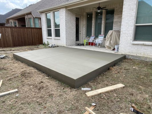 Backyard Concrete Patio - We are the best concrete installers within all of Dallas county. Call today for your free estimate. Backyard Concrete Patio - We are the best concrete installers within all of Dallas county. Call today for your free estimate.
