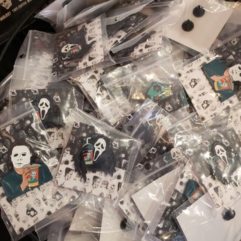 Rad Coffee - Cute Halloween pins they have there at the counter. - Coffee & Tea Near Me - Covina, California Rad Coffee - Cute Halloween pins they have there at the counter. - Coffee & Tea Near Me - Covina, California