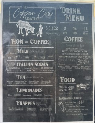 Menu photo 2 Copper Cow Creamery Melba, ID Menu photo 2 Copper Cow Creamery Melba, ID